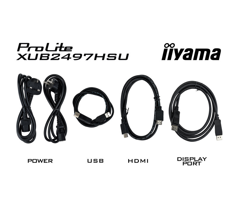OUTLET Monitor iiyama ProLite XUB2497HSU-B2 24" IPS LED 1ms 100Hz /HDMI DP/ FlickerFree