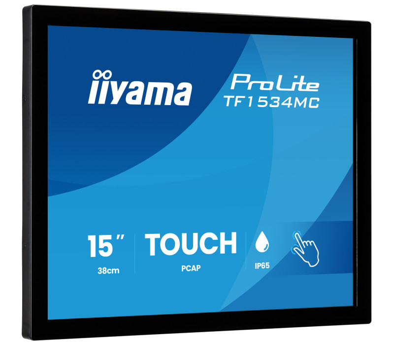 Monitor dotykowy do zabudowy iiyama ProLite TF1534MC-B8X 15" OpenFrame 4:3 IP65