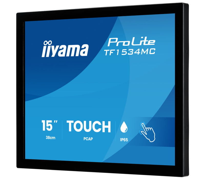Monitor dotykowy do zabudowy iiyama ProLite TF1534MC-B8X 15" OpenFrame 4:3 IP65