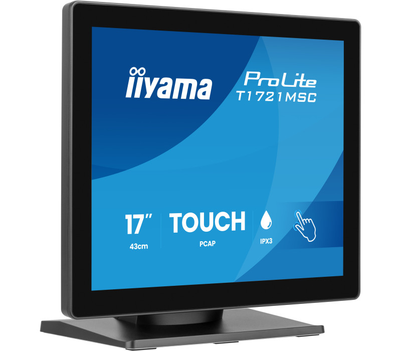 Monitor dotykowy iiyama ProLite T1721MSC-B3 17" TN LED 5:4 /VGA, HDMI/ Głośniki, IPX3