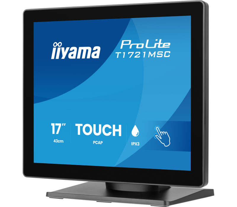 Monitor dotykowy iiyama ProLite T1721MSC-B3 17" TN LED 5:4 /VGA, HDMI/ Głośniki, IPX3