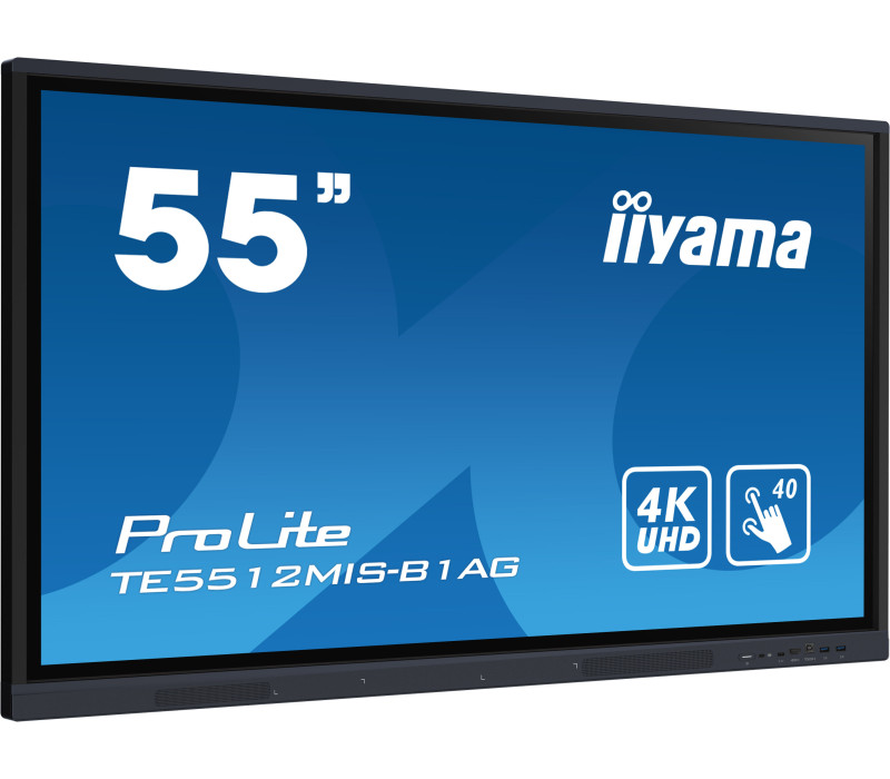 OUTLET Monitor interaktywny 55" iiyama ProLite TE5512MIS-B1AG IPS LED 4K /VGA HDMI USB-C WiFi/ iiware, Android11, ScreenSharePro