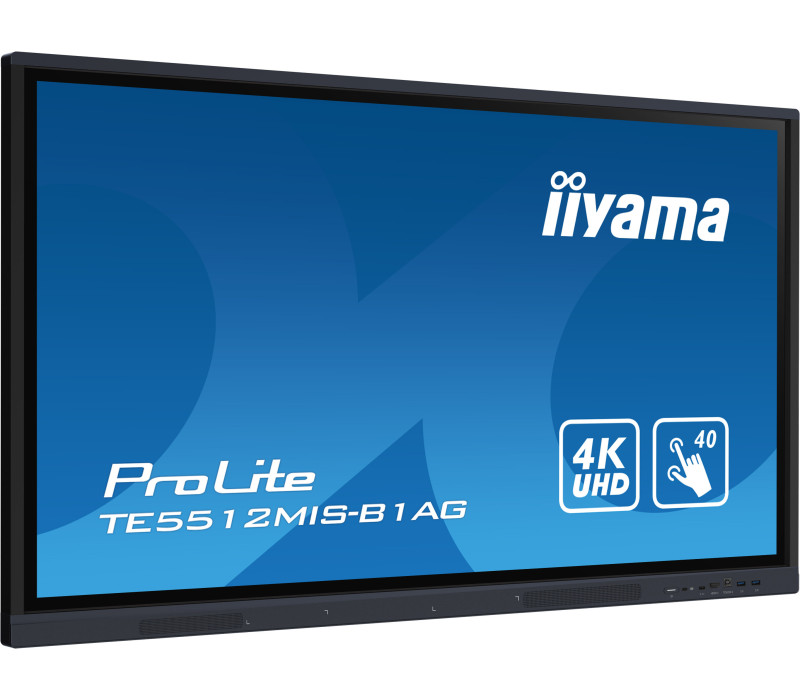 OUTLET Monitor interaktywny 55" iiyama ProLite TE5512MIS-B1AG IPS LED 4K /VGA HDMI USB-C WiFi/ iiware, Android11, ScreenSharePro