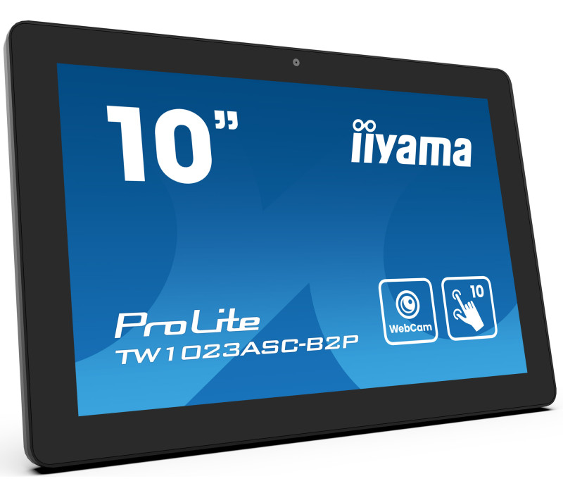 OUTLET Monitor informacyjno-reklamowy iiyama ProLite TW1023ASC-B2P 10" Android, PoE, Kamera, Głośniki