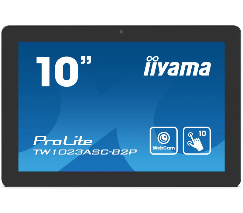 OUTLET Monitor informacyjno-reklamowy iiyama ProLite TW1023ASC-B2P 10" Android, PoE, Kamera, Głośniki
