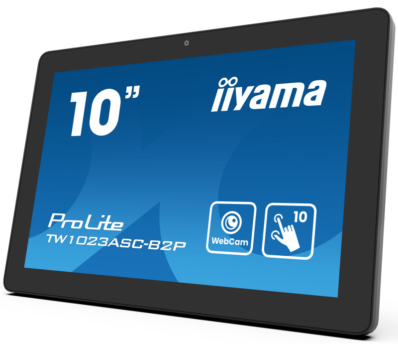 OUTLET Monitor informacyjno-reklamowy iiyama ProLite TW1023ASC-B2P 10" Android, PoE, Kamera, Głośniki