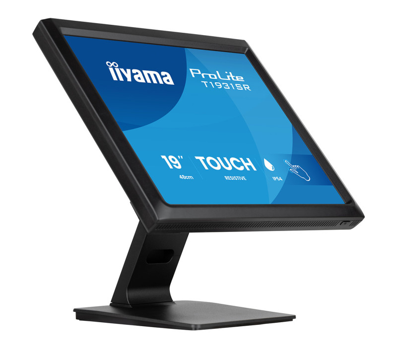 Monitor dotykowy iiyama ProLite T1931SR-B2S 19" IPS LED /VGA, HDMI, DisplayPort/ Głośniki, IP54, oporowy