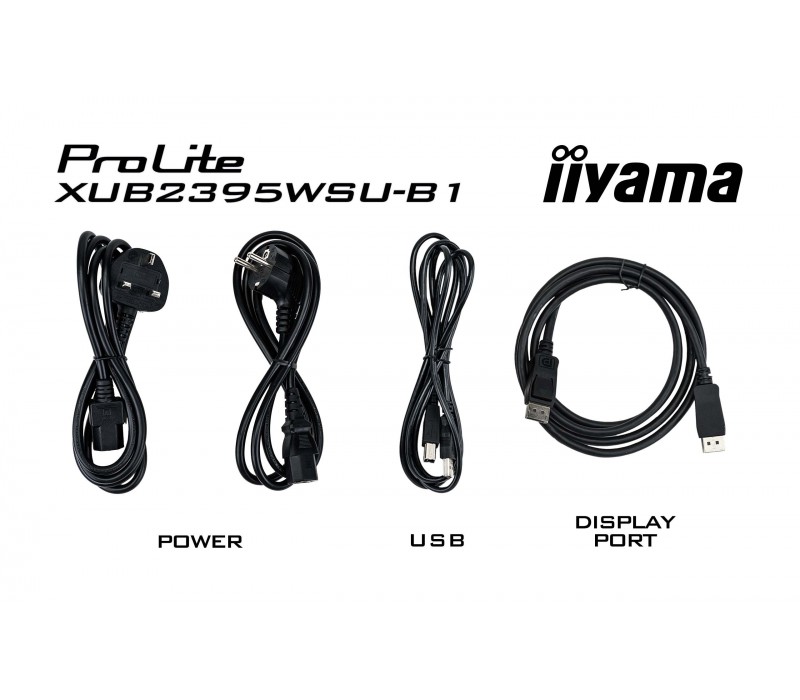OUTLET Monitor iiyama ProLite XUB2395WSU-B1 23" UltraSlim 16:10 IPS FlickerFree BlueLightReducer HAS