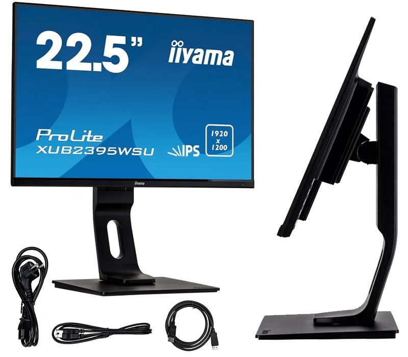 OUTLET Monitor iiyama ProLite XUB2395WSU-B1 23" UltraSlim 16:10 IPS FlickerFree BlueLightReducer HAS