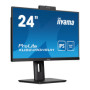 OUTLET Monitor iiyama ProLite XUB2490HSUH-B1 24" IPS LED 4ms 100Hz /HDMI DP/ Kamerka Windows Hello i mikrofon