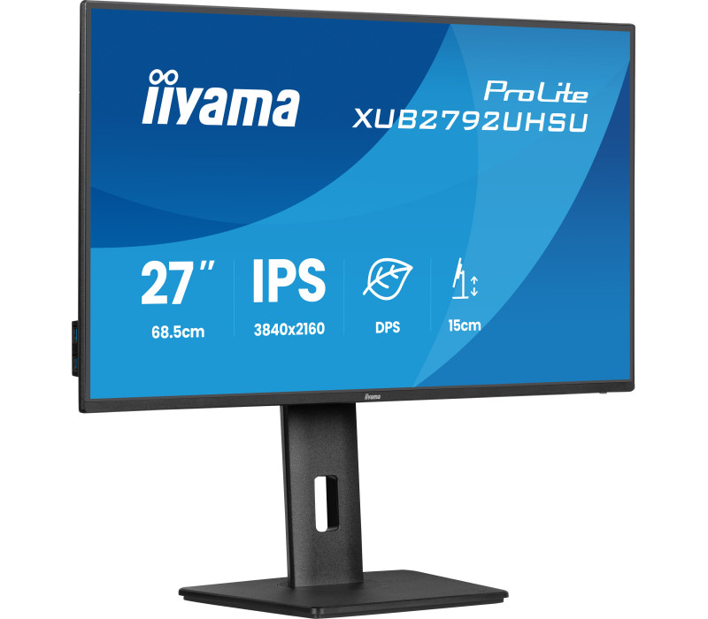 Monitor iiyama ProLite XUB2792UHSU-B6 27" IPS LED 4K /HDMI, DP/ FlickerFree + Redukcja niebieskiego światła