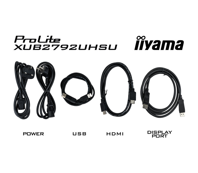 Monitor iiyama ProLite XUB2792UHSU-B6 27" IPS LED 4K /HDMI, DP/ FlickerFree + Redukcja niebieskiego światła