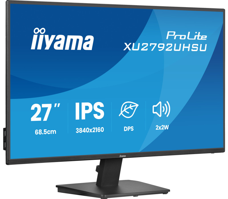 Monitor iiyama ProLite XU2792UHSU-B6 27" IPS LED 4K /HDMI, DP/ FlickerFree + Redukcja niebieskiego światła