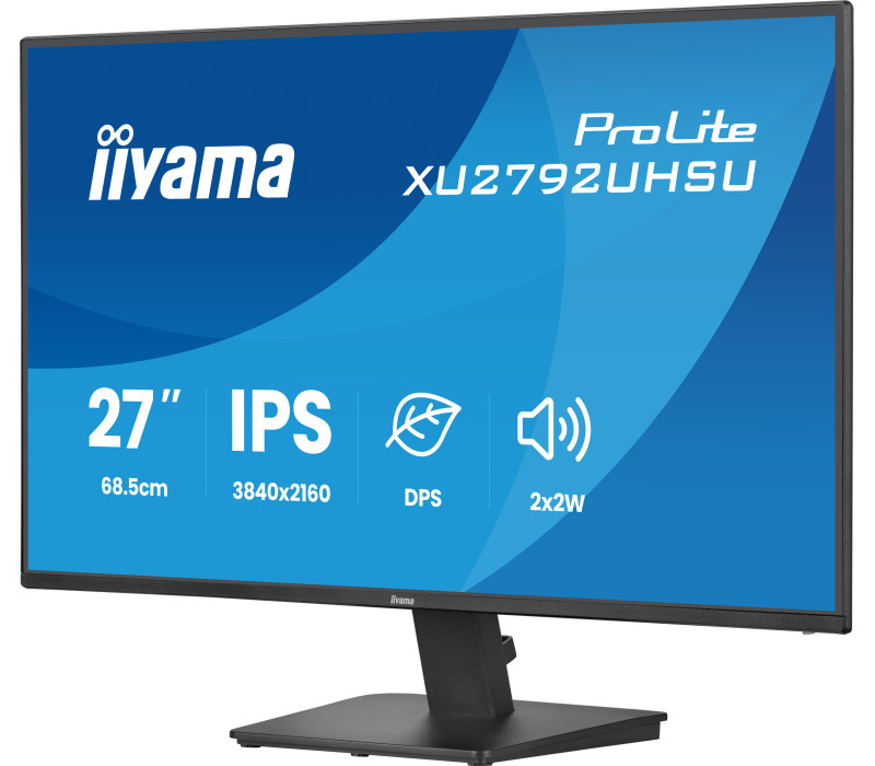 Monitor iiyama ProLite XU2792UHSU-B6 27" IPS LED 4K /HDMI, DP/ FlickerFree + Redukcja niebieskiego światła