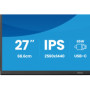 Monitor iiyama ProLite XB2797QSN-B1 27" IPS WQHD LED 1ms 75Hz /USB-C HDMI DP/ LAN Stacja dokująca FlickerFree
