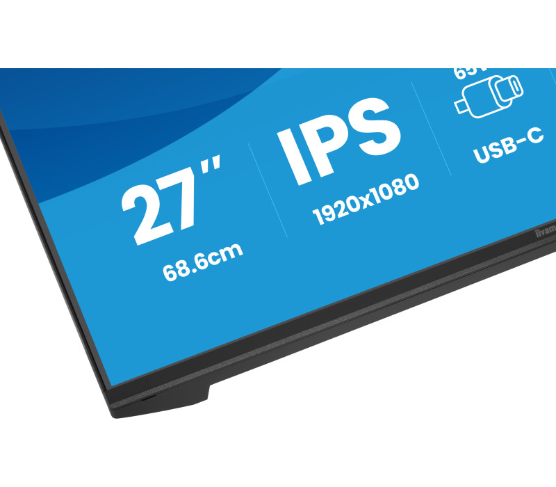 Monitor iiyama ProLite XB2797HSN-B1 27" IPS LED 1ms 100Hz /HDMI DP/ Wbudowana stacja dokująca USB-C, LAN, FlickerFree
