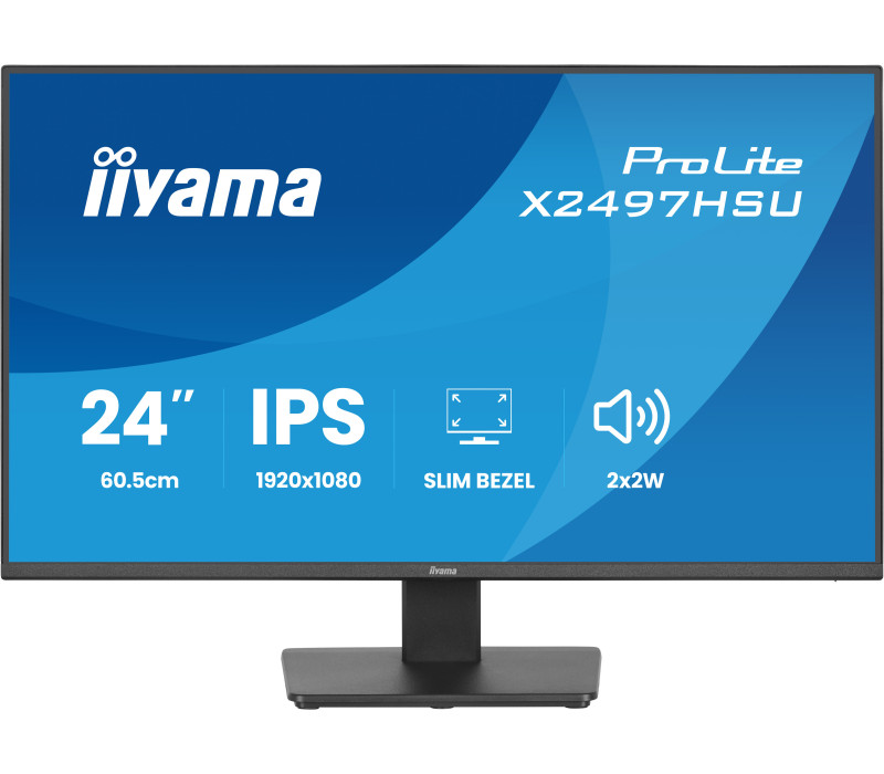 Monitor iiyama ProLite X2497HSU-B1 24" IPS LED 120Hz /HDMI, DP/ FlickerFree