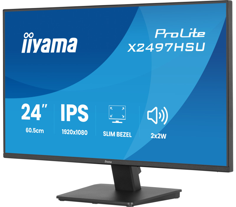 Monitor iiyama ProLite X2497HSU-B1 24" IPS LED 120Hz /HDMI, DP/ FlickerFree