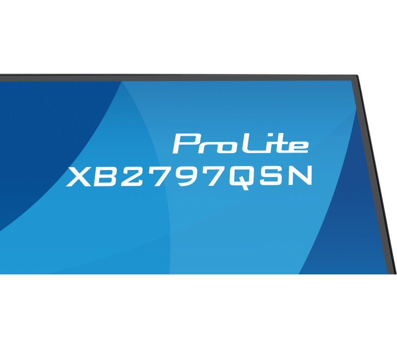 Monitor iiyama ProLite XB2797QSN-B1 27" IPS WQHD LED 1ms 75Hz /USB-C HDMI DP/ LAN Stacja dokująca FlickerFree