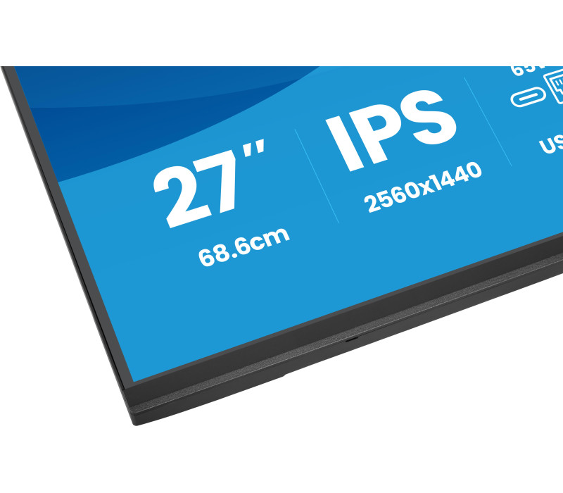 Monitor iiyama ProLite XB2797QSN-B1 27" IPS WQHD LED 1ms 75Hz /USB-C HDMI DP/ LAN Stacja dokująca FlickerFree