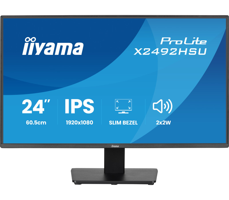 Monitor iiyama ProLite X2492HSU-B1 24" IPS LED 120Hz /HDMI, DP/ FlickerFree, EyeSafe, Eye Comfort