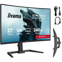 Monitor iiyama G-Master GCB2784HSU-B1 Zakrzywione 27" VA LED, 240Hz, 0.7ms /2xHDMI, DP/ FreeSync Premium, HAS