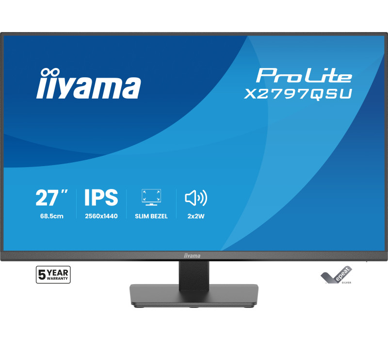 OUTLET Monitor iiyama ProLite X2797QSU-B1 27" IPS WQHD LED 120Hz 1ms /2xHDMI, DP/ FlickerFree, HubUSB/USB-C