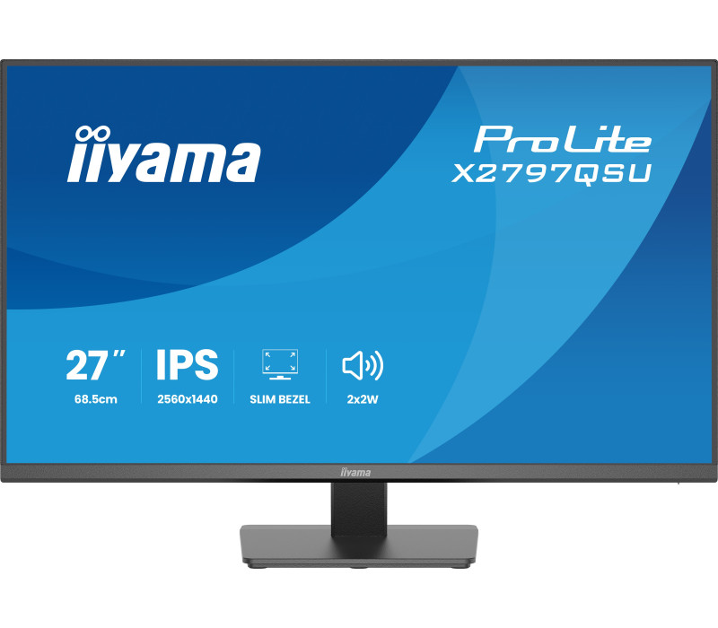 OUTLET Monitor iiyama ProLite X2797QSU-B1 27" IPS WQHD LED 120Hz 1ms /2xHDMI, DP/ FlickerFree, HubUSB/USB-C
