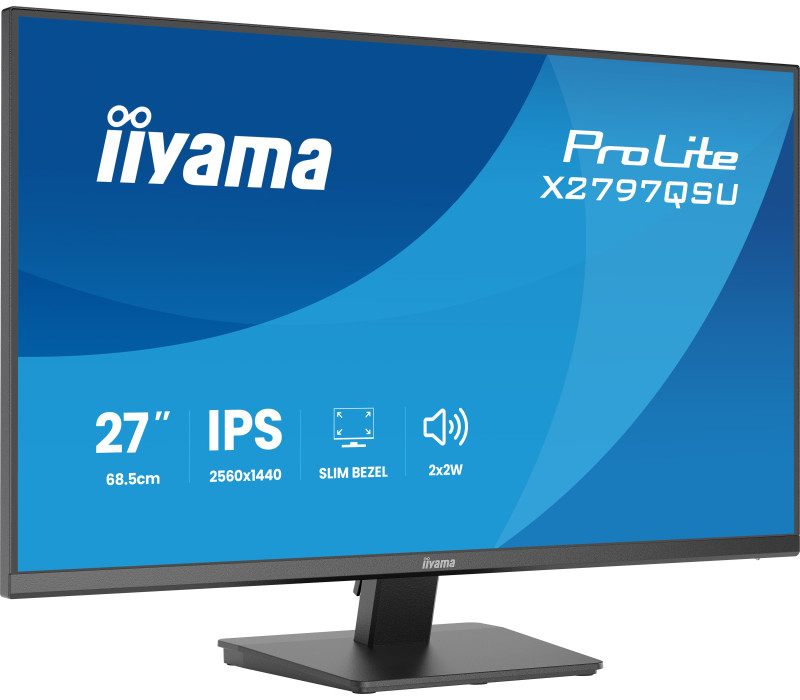 OUTLET Monitor iiyama ProLite X2797QSU-B1 27" IPS WQHD LED 120Hz 1ms /2xHDMI, DP/ FlickerFree, HubUSB/USB-C