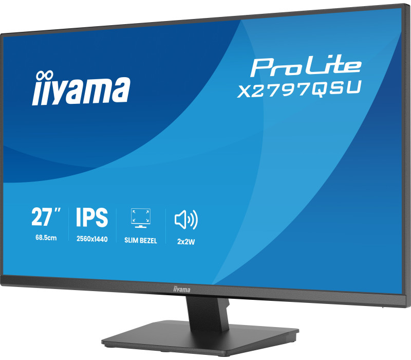 OUTLET Monitor iiyama ProLite X2797QSU-B1 27" IPS WQHD LED 120Hz 1ms /2xHDMI, DP/ FlickerFree, HubUSB/USB-C