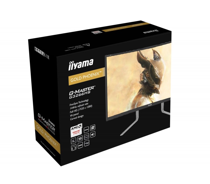 Monitor iiyama G-MASTER G3266HS-B1 32" GOLD PHOENIX 144Hz 3ms FreeSync