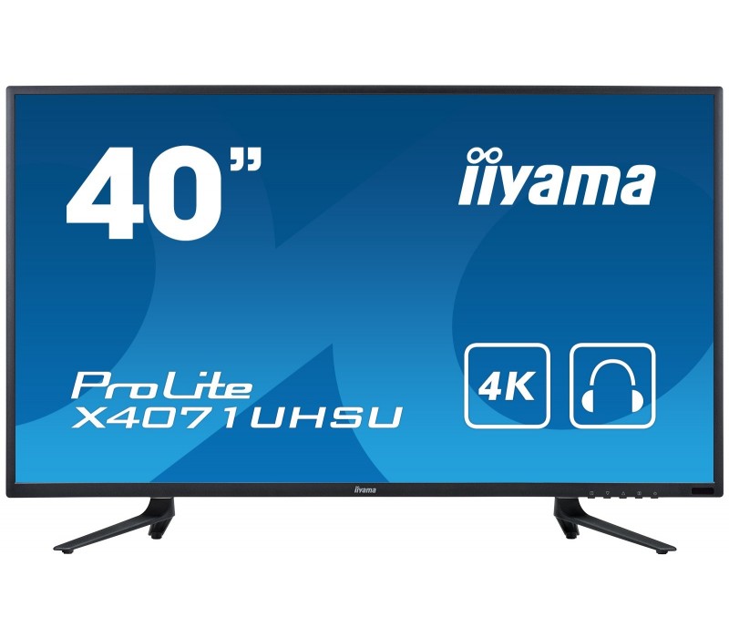 Monitor iiyama ProLite X4071UHSU-B1 40'' 4K (UHD) MVA PIP BlueLightReducer
