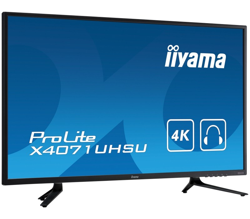 Monitor iiyama ProLite X4071UHSU-B1 40'' 4K (UHD) MVA PIP BlueLightReducer