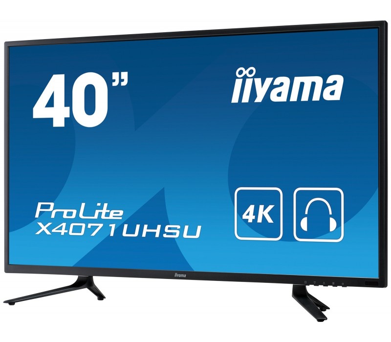 Monitor iiyama ProLite X4071UHSU-B1 40'' 4K (UHD) MVA PIP BlueLightReducer