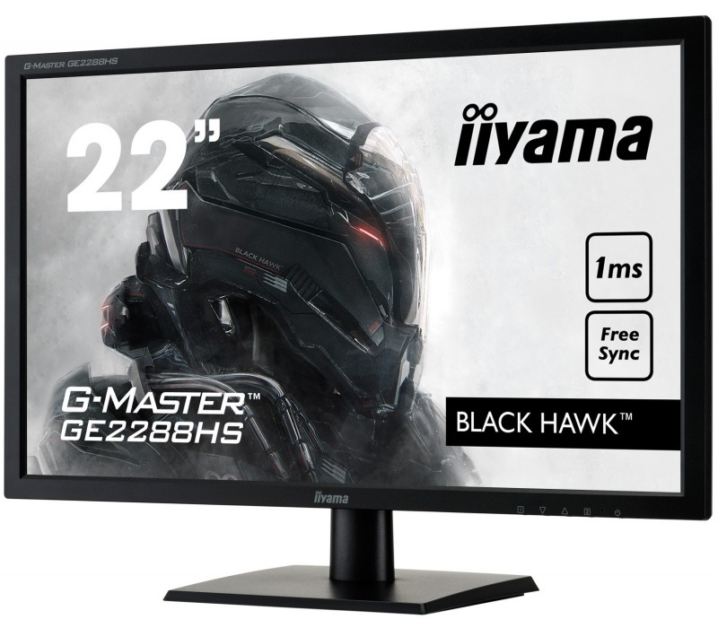 Monitor iiyama G-MASTER GE2288HS-B1 22" BLACK HAWK 1ms FullHD FreeSync
