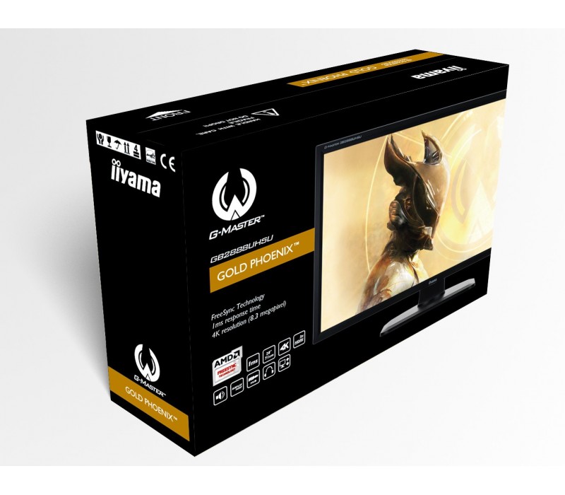 Monitor iiyama G-MASTER GB2888UHSU-B1 28" GOLD PHOENIX 1ms 28” 4K FreeSync