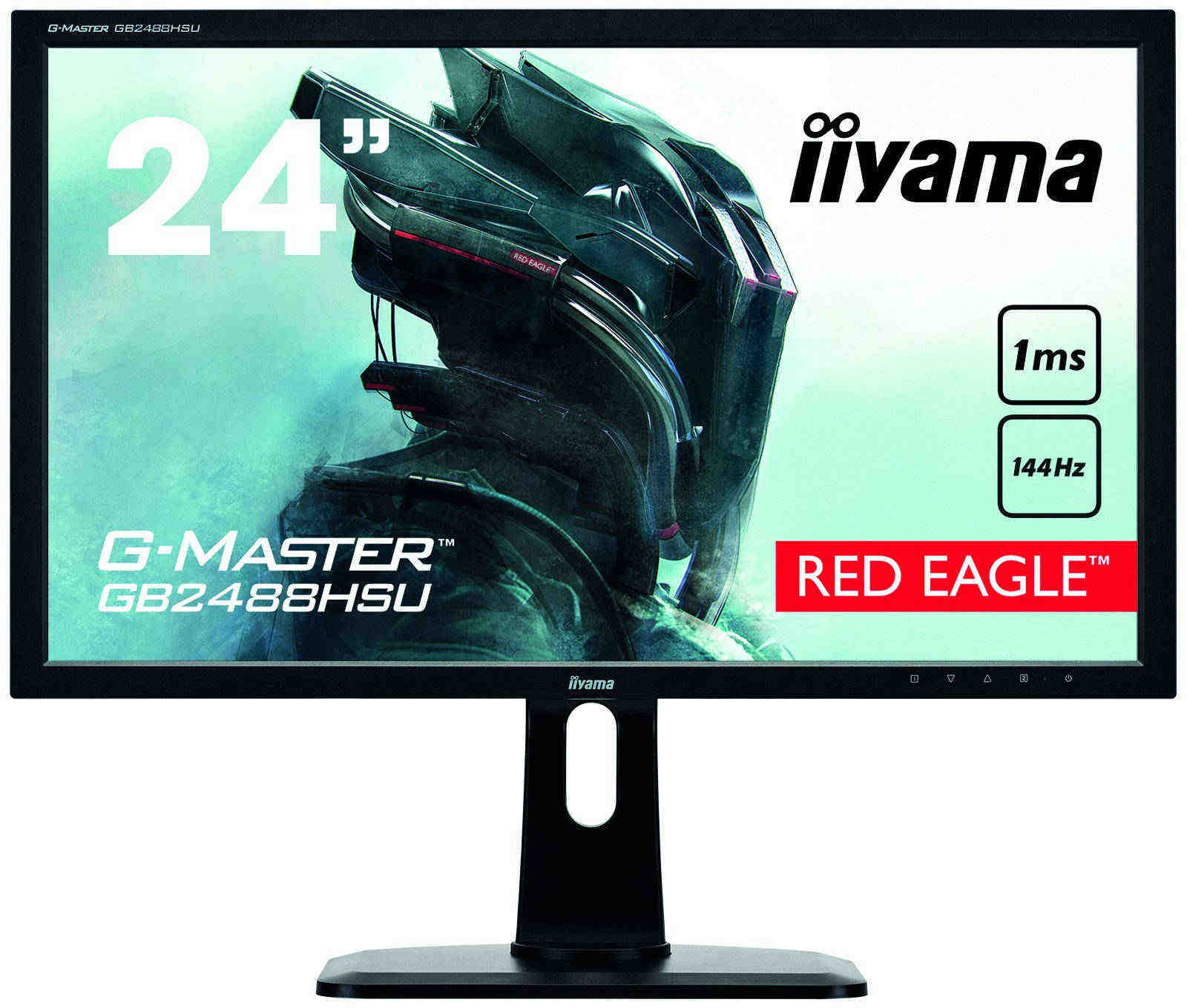 obrazek monitor iiyama dla graczy seria g-master model red eagle 24 cale