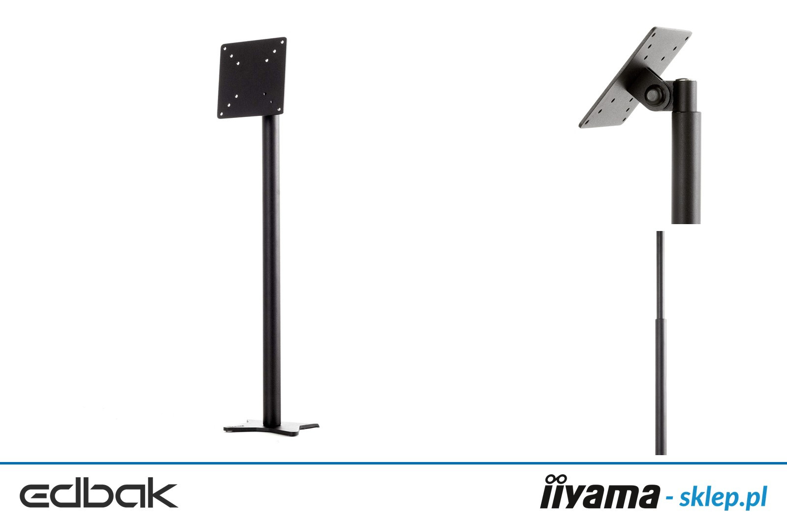 Edbak Uchwyt do montażu ekranu 10-29", czarny